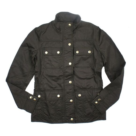 New JCREW Size XXS The Downtown Field Jacket Mossy Brown - Picture 3 of 5